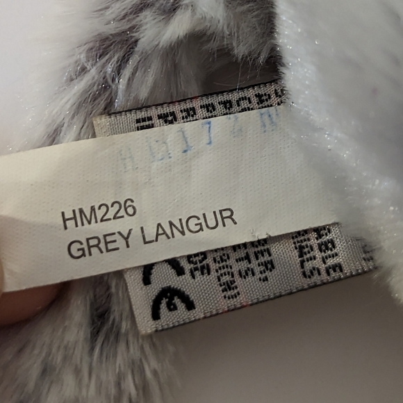 GANZ Webkinz Grey Langur plush HM226 - Picture 9 of 9